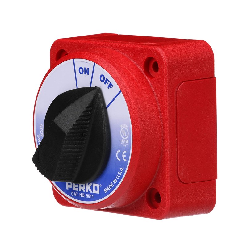 Seachoice Battery Select Switch, Compact, Disconnect Isolator Cutoff, 12-50V