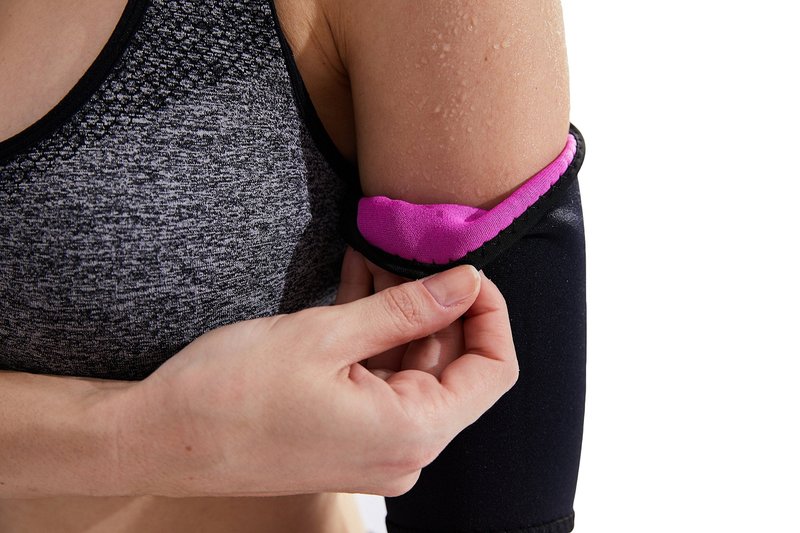 Bakerdani Mens and Womens Professional Fat- Burning Sudatory Arm Trimmer, Slimming Compression Sleeve, Arm Far Burner, Hot Neoprene Sauna Shaper for Workout