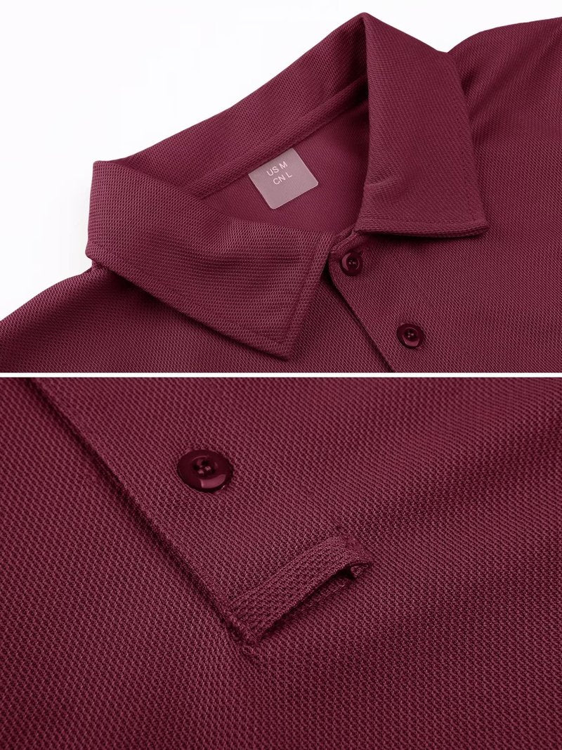 MAGCOMSEN Polo Shirts for Men T Shirts Golf Shirts Fishing Shirts Military Shirts Tactical Shirt Short-Sleeve Work Polo Performance Quick Dry Jersey Polo Shirt for Men