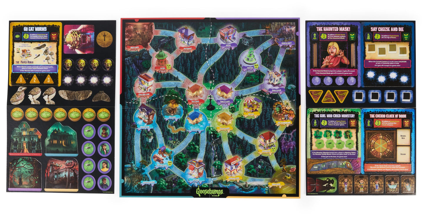 Goosebumps The Game, The Spooky Childrens Books Series Now a Scary Fun Monster Board Game for Ages 8 & Up