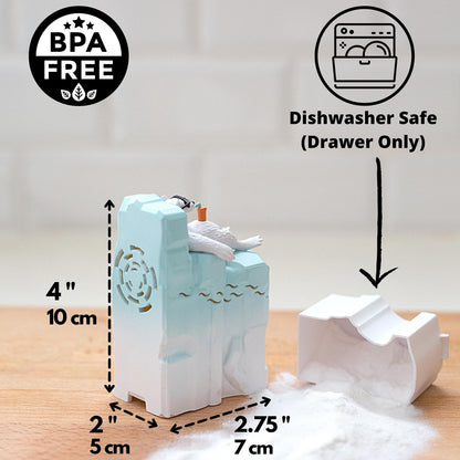 Joe Snow Fridge Baking Soda Deodorizer - Baking Soda Container | Baking Soda for Fridge and Freezer Odor Eliminator | Baking Soda Fridge Deodorizer