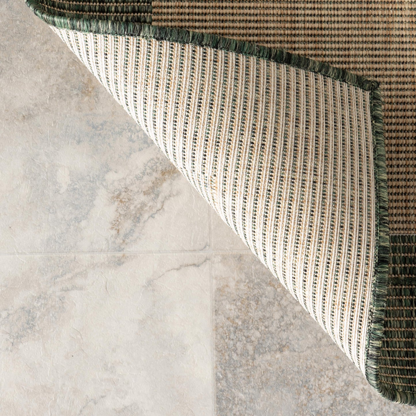 Nuloom Outdoor Performance Tayla Green/Brown, 4' x 6', Abstract, Soft and Cozy, High Traffic, Stain Resistant, Easy Clean, Durable Area Rug for Indoor/Outdoor Patio, Deck, Porch, Garden, Courtyard