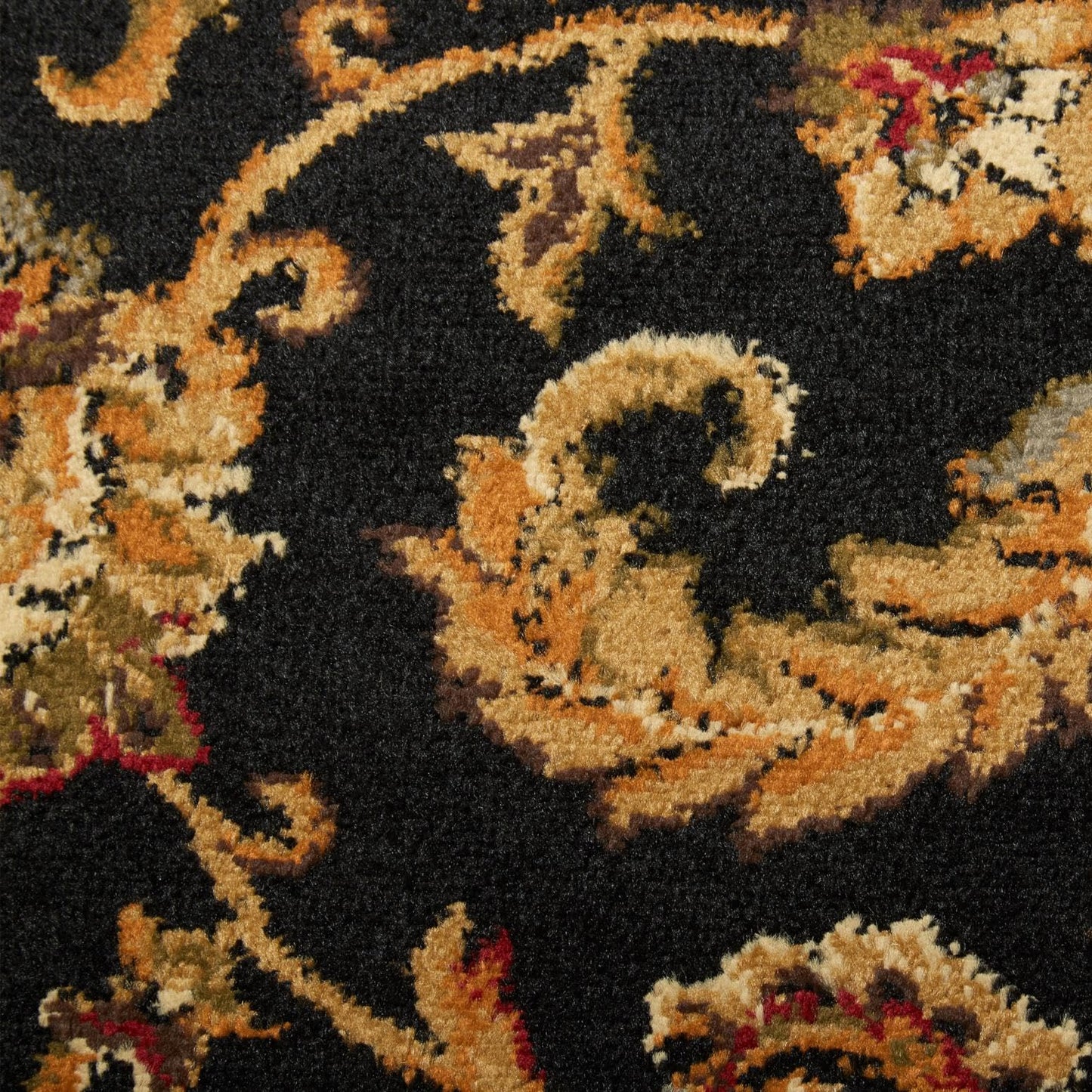 Home Dynamix 3208-457 Royalty Elati Traditional Area Rug 43"x62", Oriental Black/Ivory