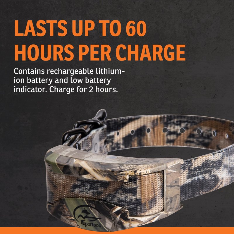 SportDOG WetlandHunter 425X Add-A-Dog Collar - Expandable Training System - Waterproof Static Shock Collar - Quick Charge - Realtree Max-5 Camo