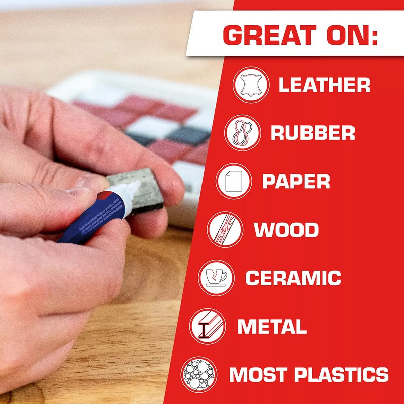Loctite Super Glue Liquid, Clear, 0.07 fl oz Tube, 2 Pack - Superglue for Plastic, Wood, Metal, Crafts & Repair, Cyanoacrylate Adhesive Instant Glue, Quick Dry