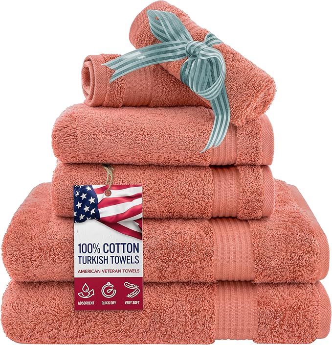 American Veteran Towel, 6 Piece Towel Set