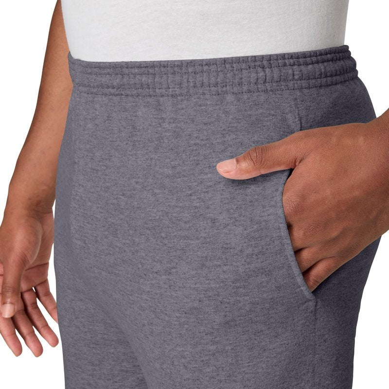 Hanes mens Hanes Comfortsoft Ecosmart Men's Fleece Sweatpants, Charcoal Heather, X-Large US