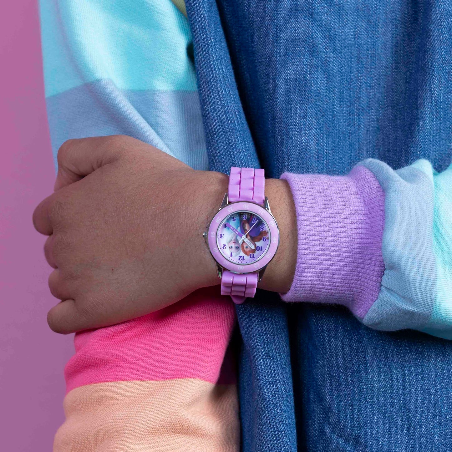 Disney Frozen Girl's Analog Quartz Watch with Silicone Strap FZN9505
