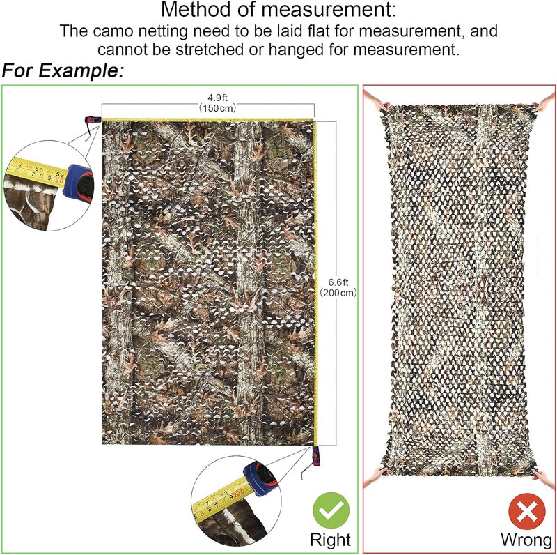 Camo Netting Roll for Hunting | Military-Grade Sunshade Material - Versatile Outdoor Cover