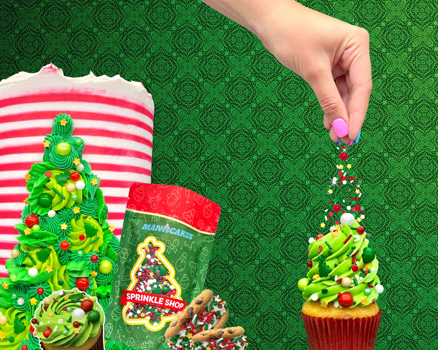 Christmas sprinkles | Sprinkles | Christmas jimmies | Cookie sprinkles