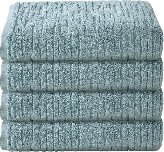SKL Home CloudSoft Cotton Luxury 4 Pc Bath Towel Set