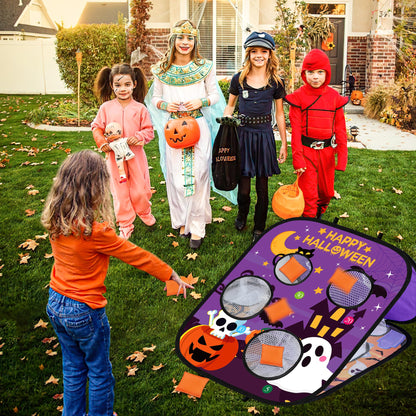 Halloween Games for Kids Party, Spooky Bean Bag Toss Halloween Party Games Favors Carnival Game for Kids Fall Festival Game s Outdoor Indoor School Classroom Trunk or Treat Gifts (1)