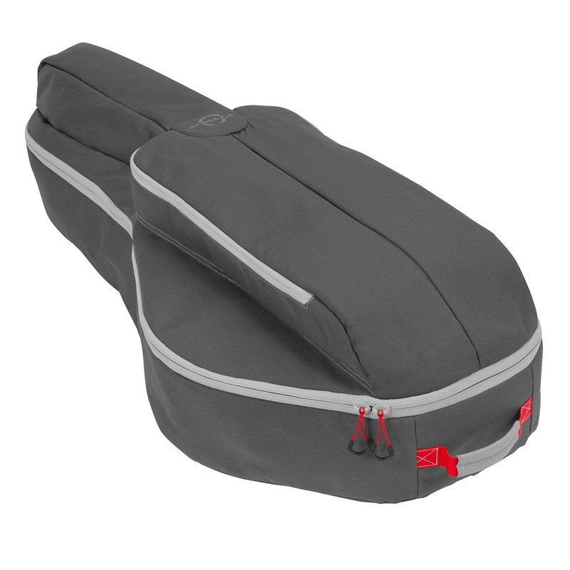 Allen Company Titan Krait Crossbow Case (37"x19.5") Fits Most Narrow Width Bows - Gray/Red - Padded Case - Carry Handle, Backpack Straps - 2 Oversized Pockets for Bolts, Quivers - Crossbow Accessories