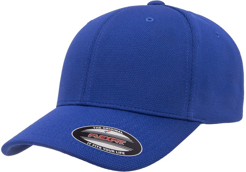 Flexfit Mens Cool & Dry Sport Hat, Royal, Large-X-Large US
