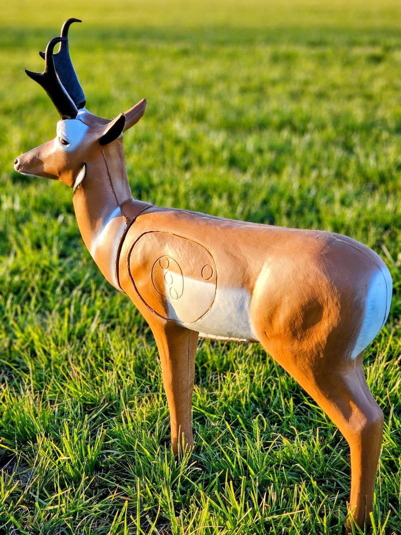 Delta McKenzie Pro Series Pronghorn Antelope 3D Archery Target - Tournament Grade Self-Healing Foam, Universal Scoring, Broadhead Compatible