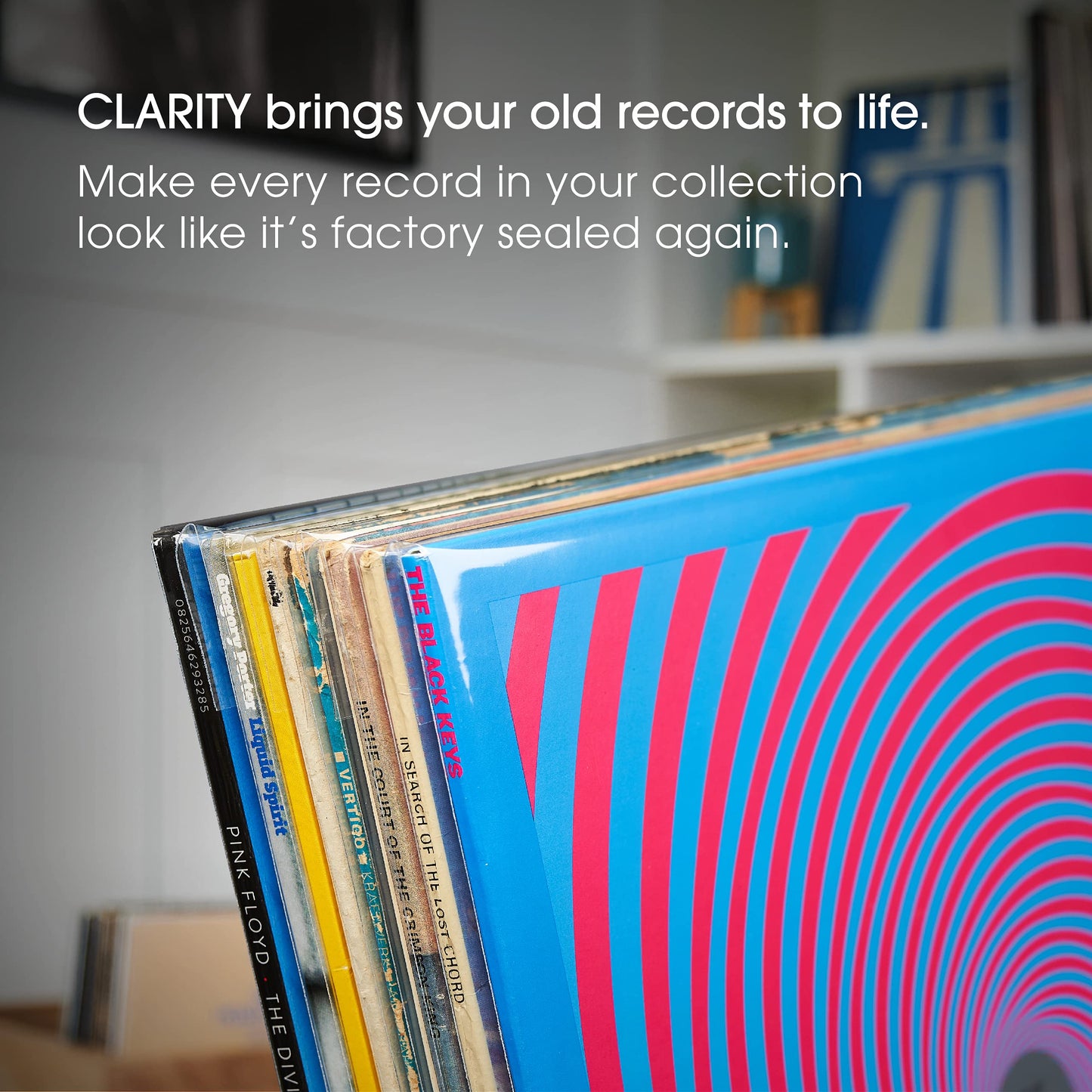 Clarity 12" Super Clear Gatefold Resealable Outer Vinyl Record & LP Blake Sleeves Covers (Pack of 50)