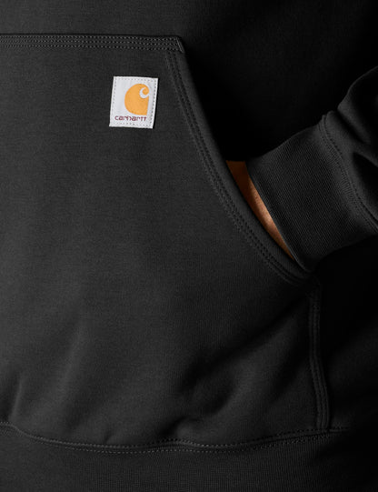 Carhartt Mens Loose Fit Midweight Logo Sleeve Graphic Fashion Sweatshirts, Black, X-Large US