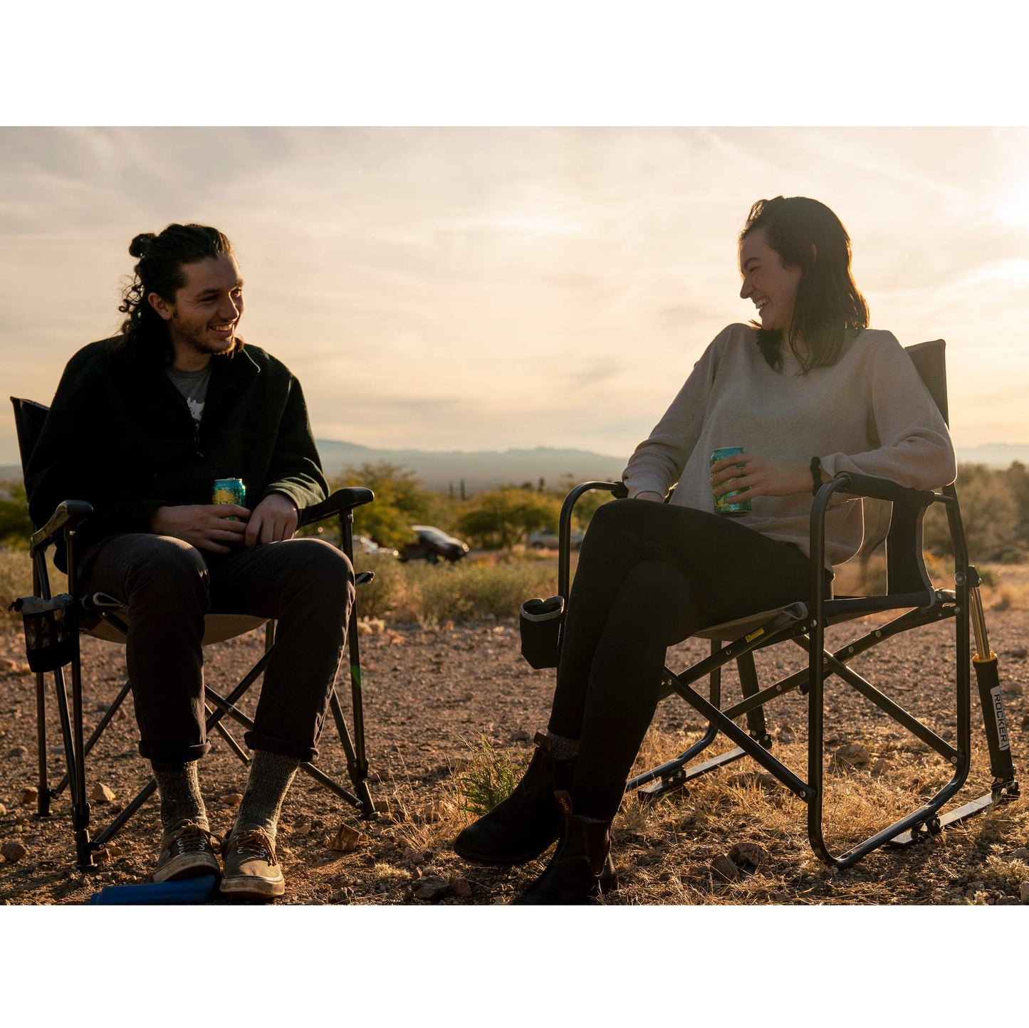 GCI Outdoor Eazy Chair, Folding Camping Chair for Adults