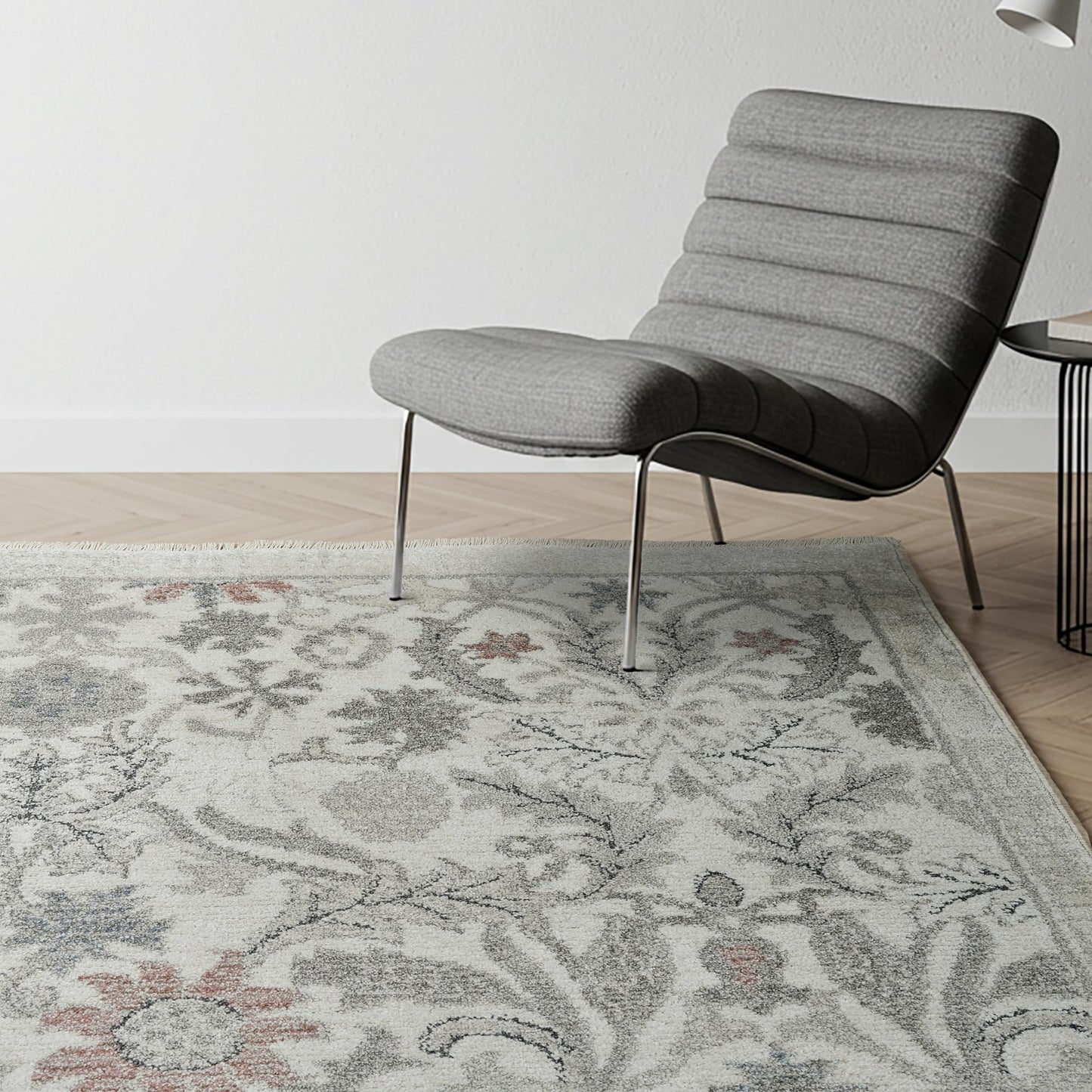 Gertmenian Heritage Botanica Area Rug - 8x10 Large, Traditional, Soft, Durable, Easy Cleaning & Ideal for High Traffic Areas in Living Room, Bedroom, Entryway - Shauna Beige, 23206