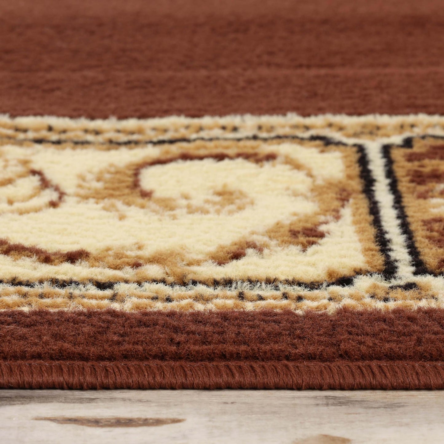 Superior Indoor Area Rug, Plush Carpet Cover, Traditional Oriental Medallion, Perfect for Hallway, Entryay, Living, Dining, Bedroom, Office, Kitchen, Medallion Collection, 3' x 5', N/A