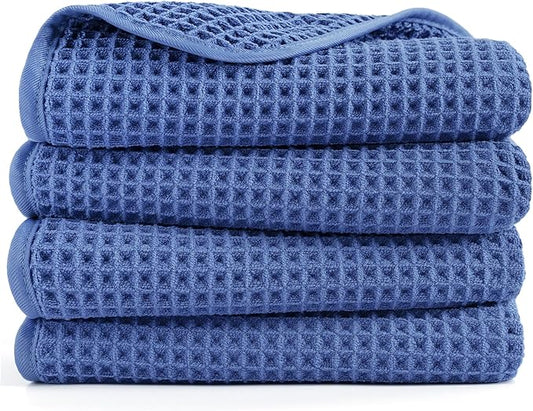 POLYTE 430 GSM Microfiber Lint Free Hand Towel, 16 x 30 in, 4 Pack