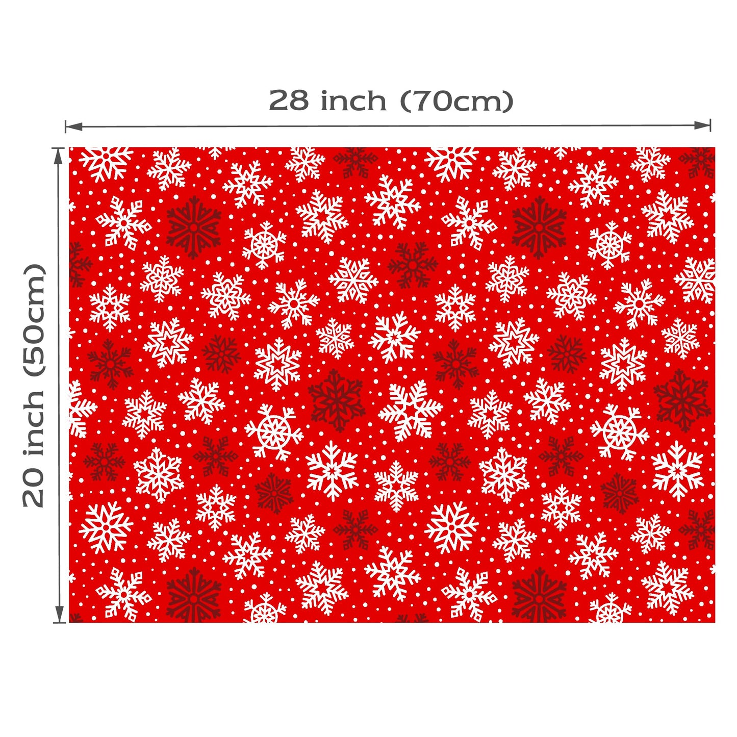 MotiGiftie Christmas Wrapping Paper for Kids Adults - Xmas Wrapping Paper with Red/Green Plaid, Reindeer, Snowflakes, “Ho Ho” Xmas Trees - 20 x 28 Inches, 8 Folded Sheets, Easy to Store