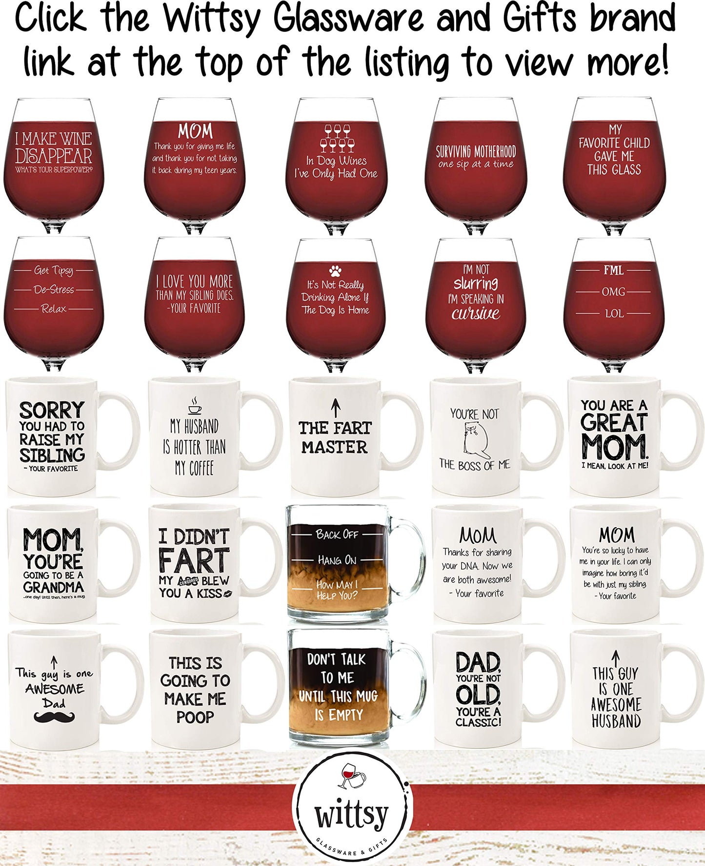 My Favorite Child Gave Me This Funny Coffee Mug - Mom & Dad Gifts - Gag Birthday Gift for Mom or Dad from Daughter, Son, Kids - Novelty Bday Present Idea for Parents - Fun Cup for Men, Women