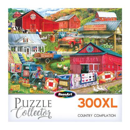 RoseArt - Puzzle Collector - Country Compilation - 300XL Piece Jigsaw Puzzle for Adults
