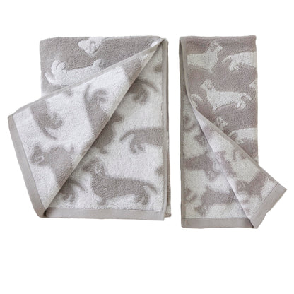 SKL Home by Saturday Knight Ltd. Dog 2 Pc Hand Towel, Gray
