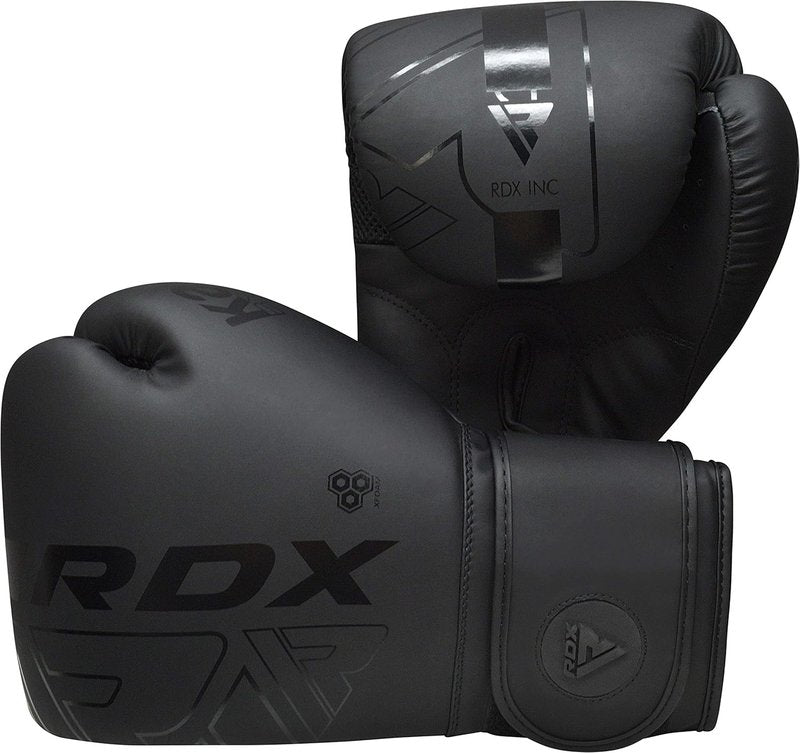 RDX Boxing Gloves - Pro Training Sparring MMA Kickboxing | Maya Hide Leather, Ventilated Palm, 8-18 Oz Sizes