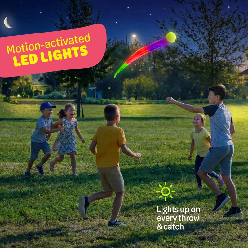 Light-up Slingtail Ball Toy - Baseball Tail Toys for Boys Ages 8 9 10 11 12 13 - Birthday Gifts for Teens - Teen Boys Gift Ideas - 12 Year Old Boy Gifts - Summer Beach Outdoor Games for Kids, Teenage
