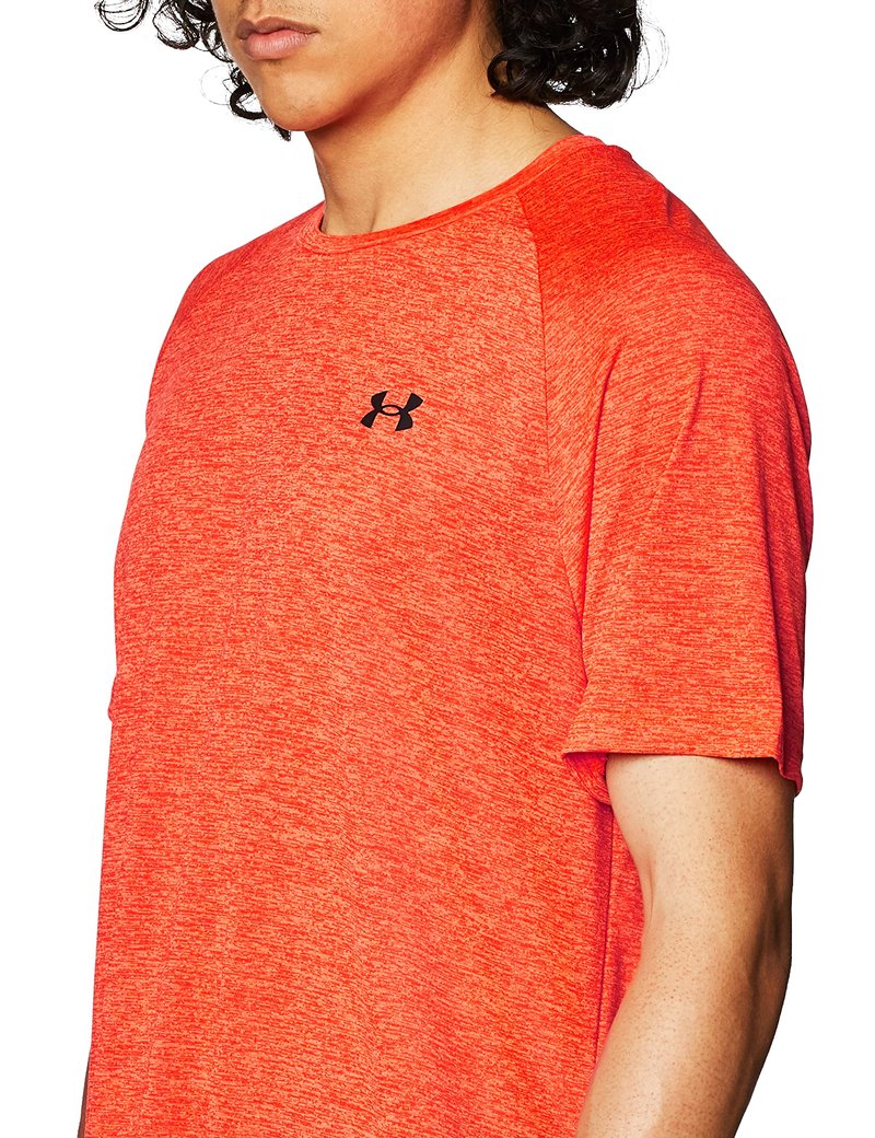 Under Armour Men's Tech 2.0 Short-Sleeve T-Shirt, Phoenix Fire (296)/Black, Large