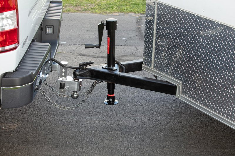 Aluma-Tow UC200020 Trailer Jack 2000 lbs., Power Tongue Jack, A-Frame, Heavy Duty Swivel Boat Trailer Jack, Manual Crank Handle, 9"-23" for Lifting Trailers, Campers & RVs & Boats