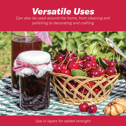 GoodCook Everyday 100% Cotton Cheesecloth, 2 square yards, Bleached