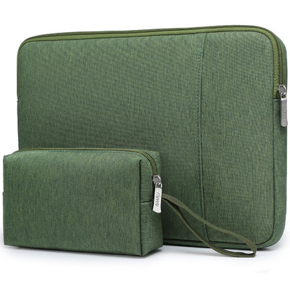 HYZUO 13 Inch Laptop Sleeve Bag Set for MacBook Air 13 M4/M3/M2/M1 2025-2018, MacBook Pro 13 M2/M1 2025-2016, iPad Pro/Air 13, XPS 13, Surface Pro, NoteBook Case for 12"-13" Tablet, Grass Green
