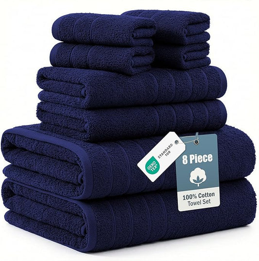Casa Platino 100% Cotton Bath Towels