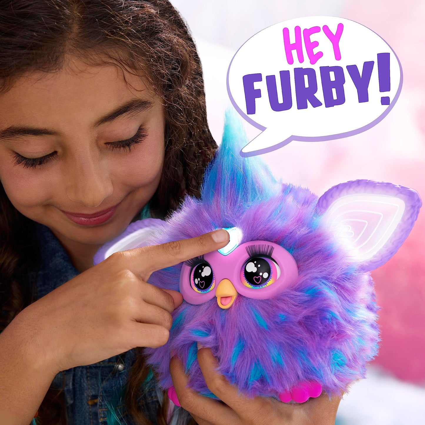 Furby Electronic Plush Toy with Sounds for Kids, Plush Toys, Interactive Talking Furby Collectible, 15 cm/6 inch, Soft to the Touch