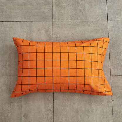 Flysheep Boho Striped Halloween Bed in a Bag 7 Pieces King Size, Ombre Bright Orange Stripes on Black Comforter Sheet Set (1 Comforter, 1 Flat Sheet, 1 Fitted Sheet, 2 Pillow Shams, 2 Pillowcases)