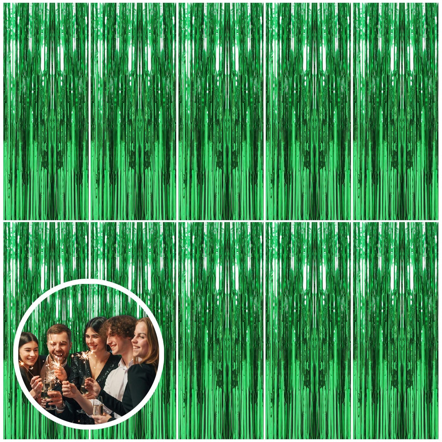 2 Pack Pink Backdrop Party Decorations Tinsel Curtain Party Backdrop Foil Fringe Birthday Decorations Photo Booth Streamer Backdrop Pink Theme Bachelorette Graduation Decor