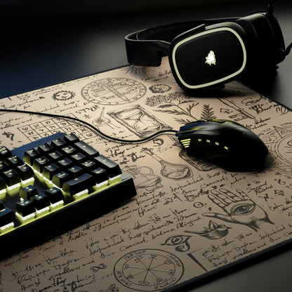 TITANWOLF - XXL Mouse Mat - Mouse Pad 900 x 400 x 3mm –Speed Gaming Mouse Pad - Extra Large - Table Mat Large Size - improved Precision and Speed – Design Alchemy