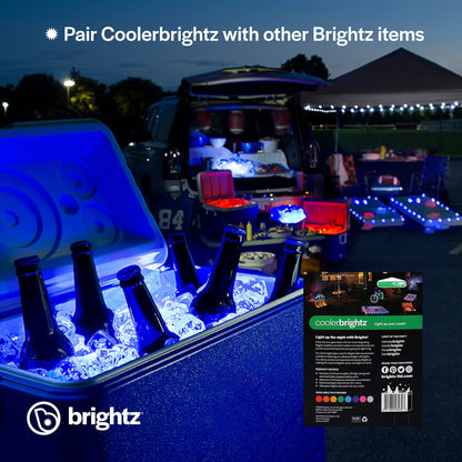 Brightz CoolerBrightz LED Cooler Light Rope, Green - Waterproof Ice Chest Light Rope - Top 2021 Outdoor Camping Gifts & Accessories Perfect Camping Christmas Xmas Gift Present for Men Dad Son Grandpa