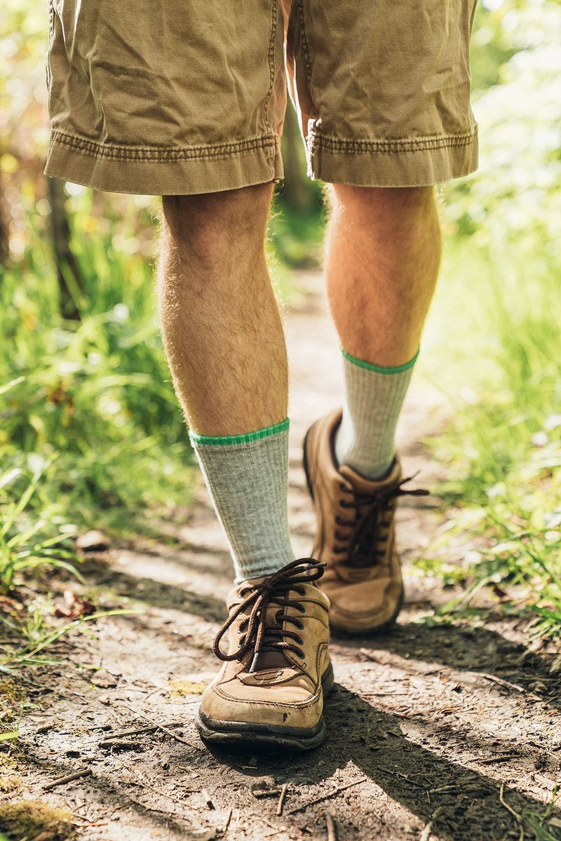 Insect Shield Sport Crew Sock, Stretchy and Comfortable Crew Socks with Padding and Tick Protection