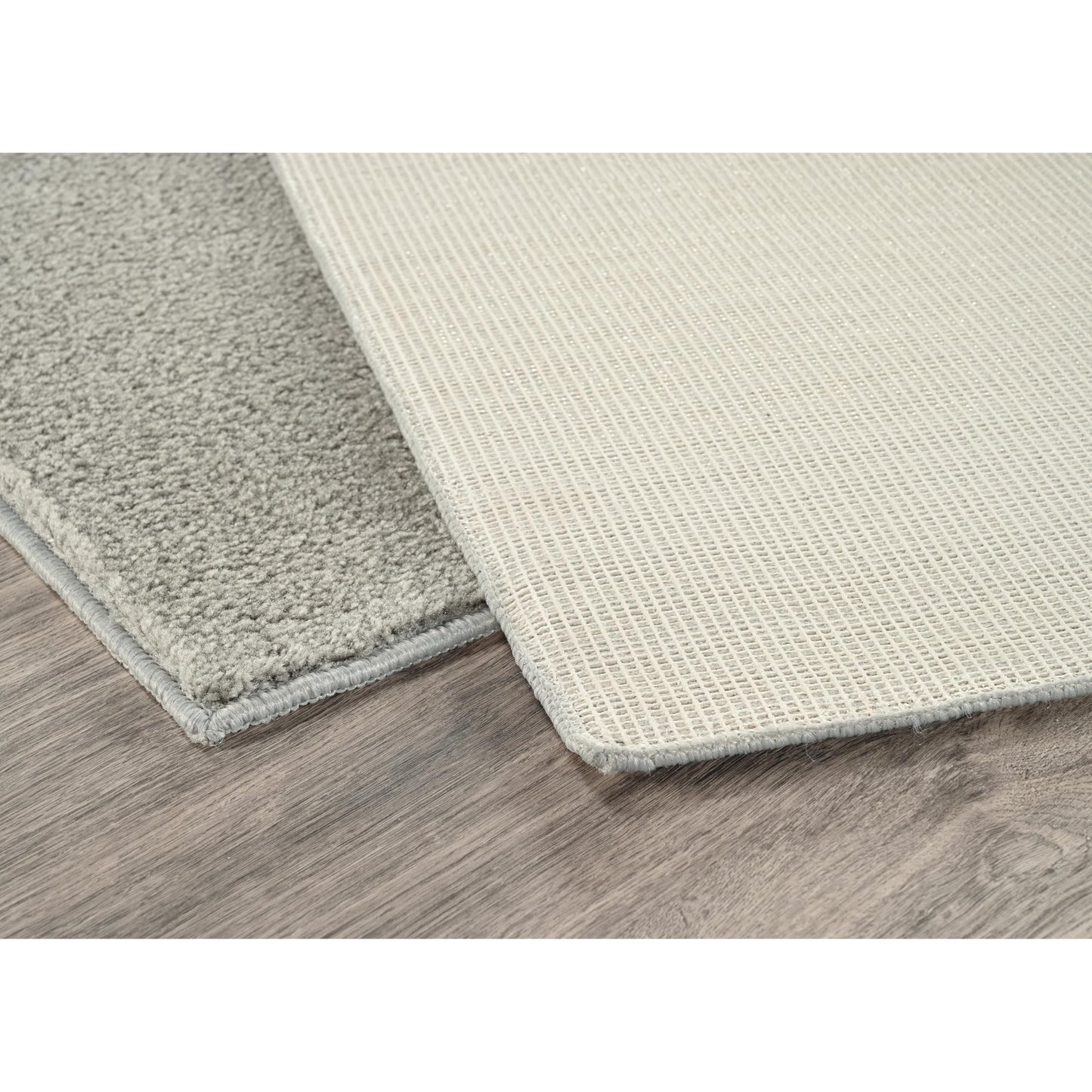 Garland Rug Clayton Plush 5 ft. x 6 ft. Basic Utility Area Rug Gray