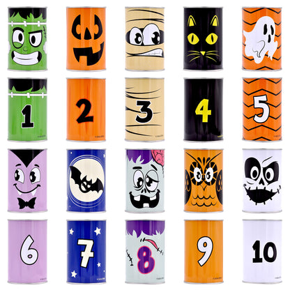 JOYIN 13 Pcs Halloween Carnival Can Bean Bag Toss Games for Kids & Adults Trick or Treat Decoration, Home Decor Party Favors Supplies, Homeschooling Backyard Game
