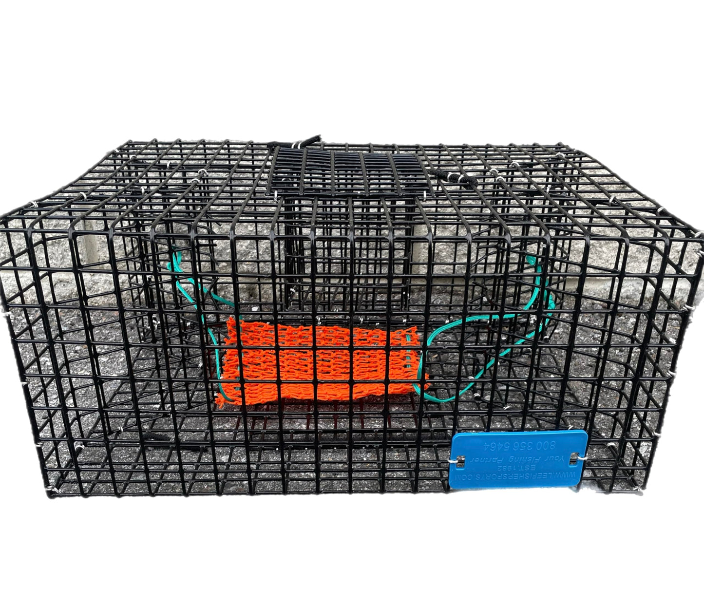 JOYFISH Pinfish Trap with MESH CHUM Bag, black
