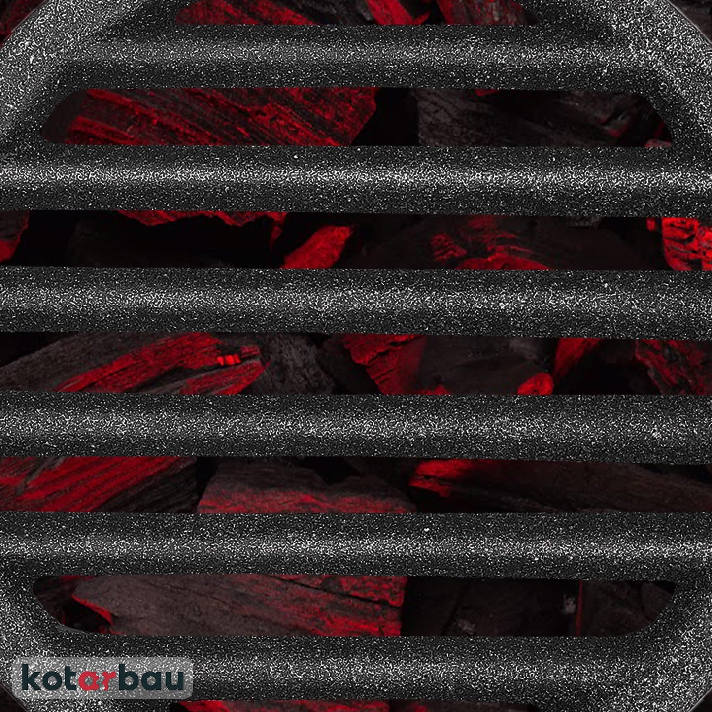 KOTARBAU 5907465917032 Kaminrost Fireplace Grate, Black, Ø 18 cm