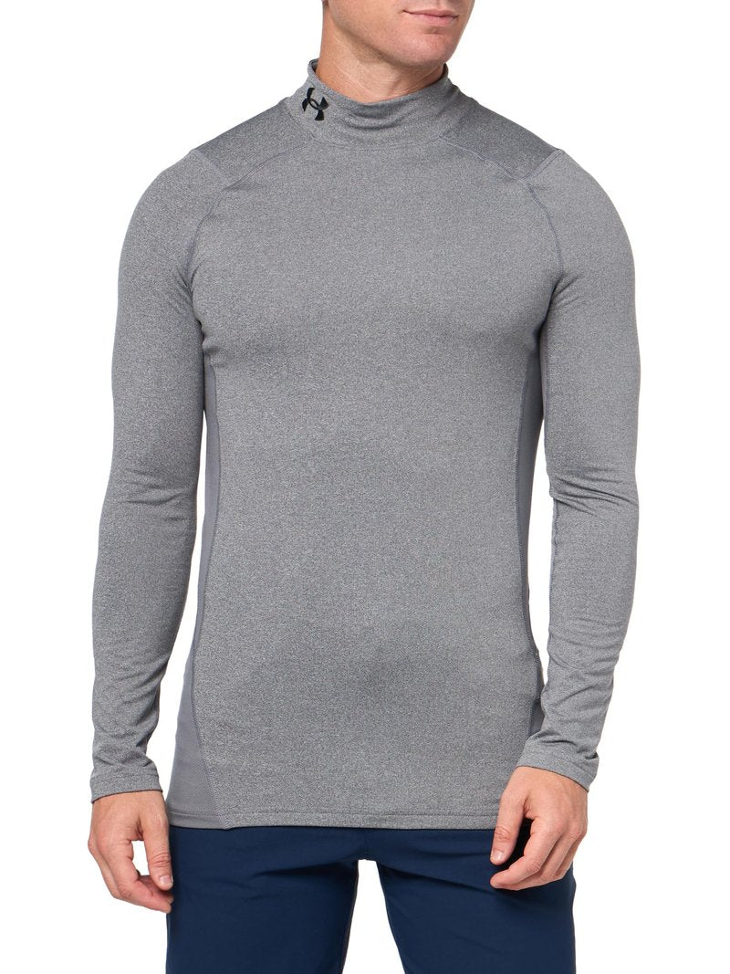 Under Armour Men's ColdGear Armour Fitted Mock, (600) Red / / White, X-Large Tall