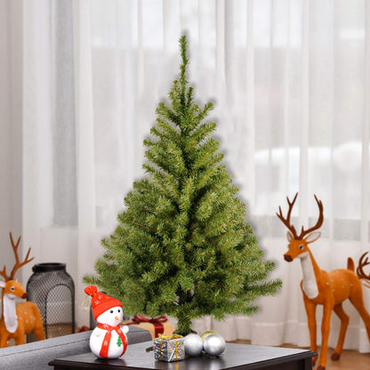 National Tree Company 3 ft Unlit Kincaid Spruce Mini Artificial Christmas Tree, 113 Tips, Includes Stand, Green