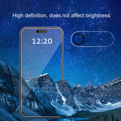 Ailun 2Pack Privacy Screen Protector Compatible for iPhone 14 Pro Max [6.7 inch] + 2 Pack Camera Lens Protector, Anti Spy Private Tempered Glass Film, Case Friendly, [9H Hardness] - HD