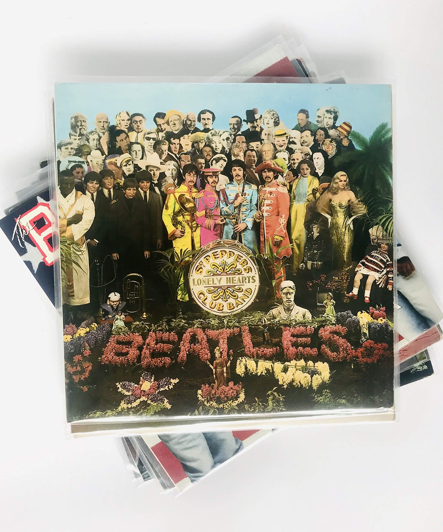 Naked Vinyl 50 x Vinyl Record Outer Sleeves 12" LP | Glass Clear & Made from High-Density Polypropylene | 12.75" x 12.75", 3 Mil Thick | Fits Most Double & Gatefolds